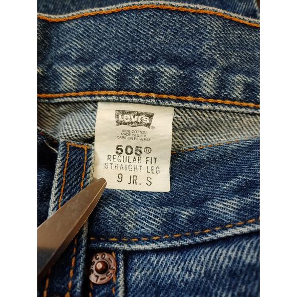 Womens Vintage Levi's 505 Jeans Size 9 Jr. Y2K - Picture 4 of 7